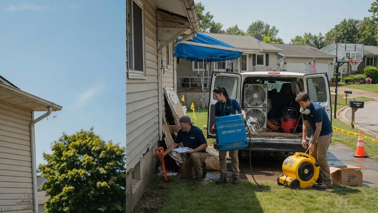 Ceiling Leak Cleanup in Plain City, OH near me